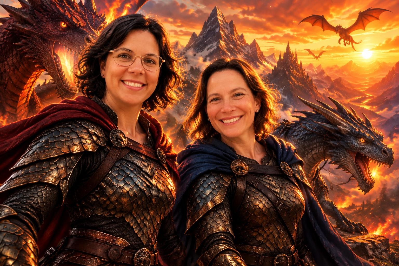 Option IA photobooth — Thème dragons