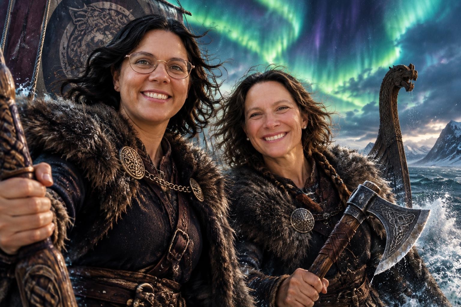 Option IA photobooth — Thème vikings