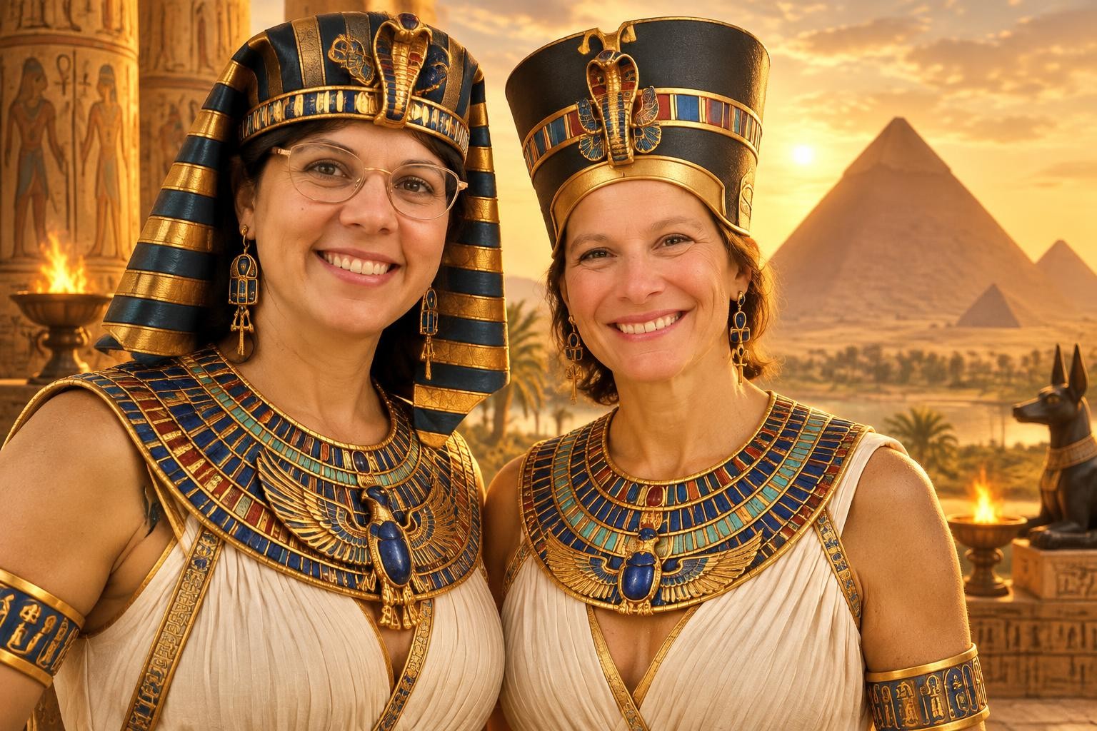 Option IA photobooth — Thème Égypte antique