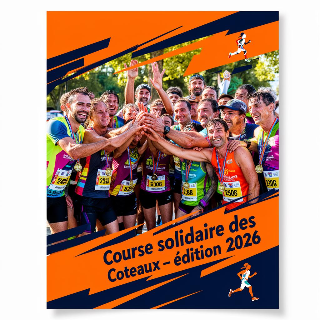 Template photobooth personnalisé — Événement sportif & associatif